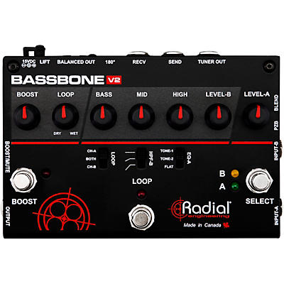 Radial Engineering Bassbone V2 Bass Preamp and DI Box