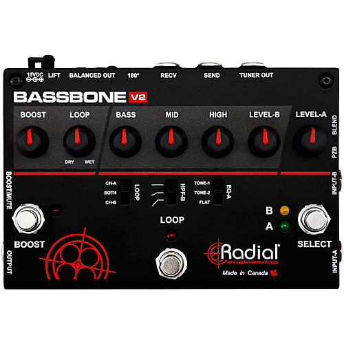 Radial Engineering Bassbone V2 Bass Preamp and DI Box Condition 1 - Mint