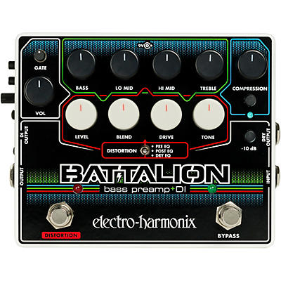 Electro-Harmonix Battalion Bass Preamp and DI Pedal