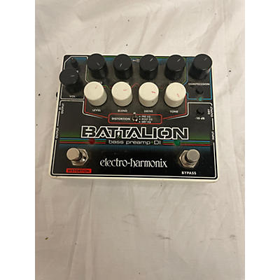 Electro-Harmonix Battalion Pre-Amp + DI Bass Effect Pedal