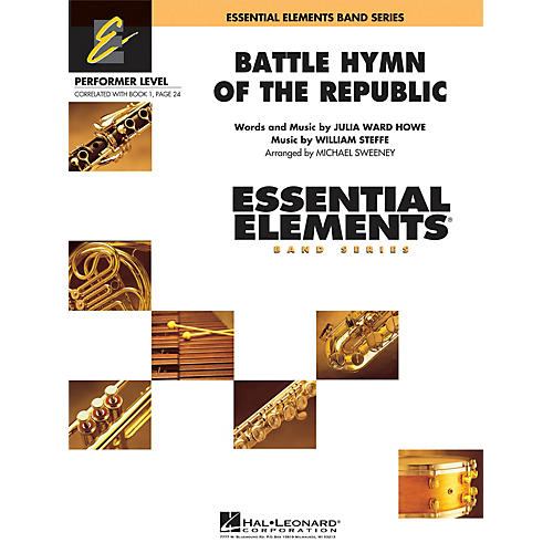 Hal Leonard Battle Hymn of the Republic Concert Band Level .5 to 1 Arranged by Michael Sweeney