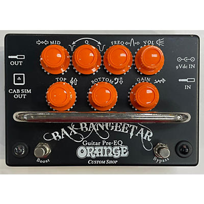 Orange Amplifiers Bax Bangeetar Guitar Pre-EQ Effect Pedal