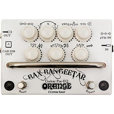 Orange Amplifiers Bax Bangeetar Pre-EQ Guitar Effects Pedal