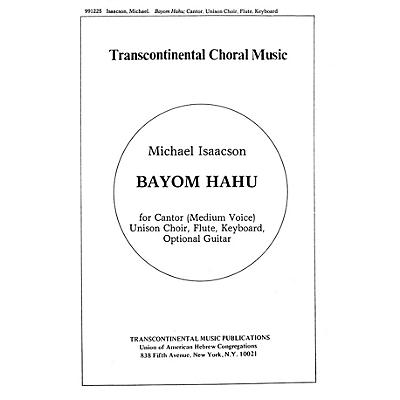 Transcontinental Music Bayom Hahu And Music For Meditation Before The Kaddish SATB composed by Michael Isaacson
