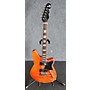 Used Reverend Bayonet Solid Body Electric Guitar Trans Orange