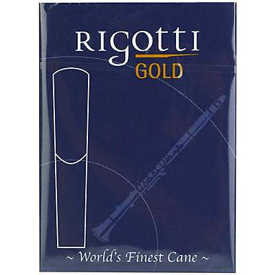 Rigotti Bb Clarinet Reed, Gold Classic Cut