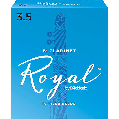 Rico Royal Bb Clarinet Reeds, Box of 10 Strength 3.5