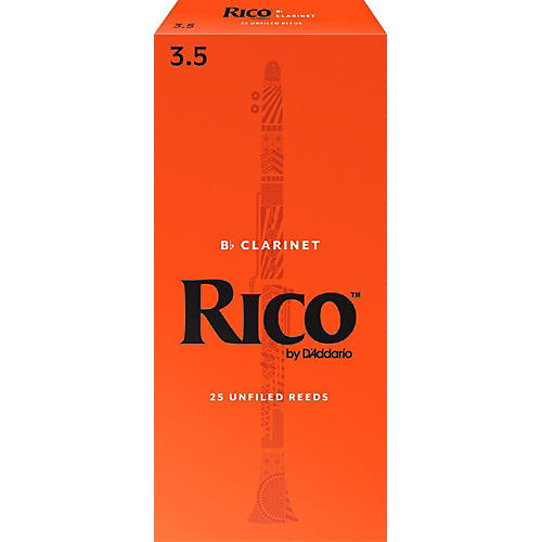 Rico Bb Clarinet Reeds, Box of 25 Strength 3.5