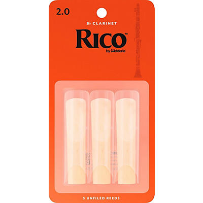 Rico Bb Clarinet Reeds, Box of 3