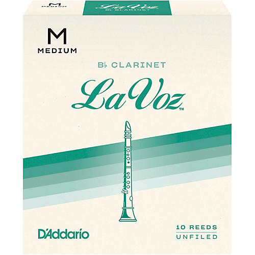 La Voz Bb Clarinet Reeds Medium Box of 10