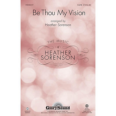 Shawnee Press Be Thou My Vision SATB arranged by Heather Sorenson