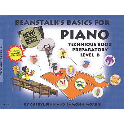 Willis Music Beanstalk's Basics for Piano - Technique Books Willis Series Softcover with CD Written by Cheryl Finn