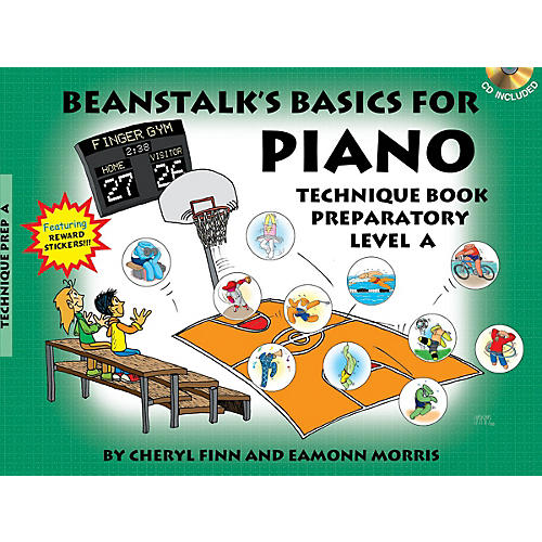 Beanstalk's Basics for Piano Willis Series Softcover with CD Written by Cheryl Finn