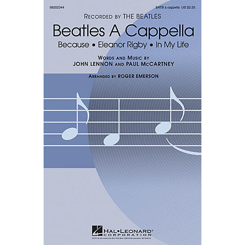 Hal Leonard Beatles A Cappella Choral Collection Satb A