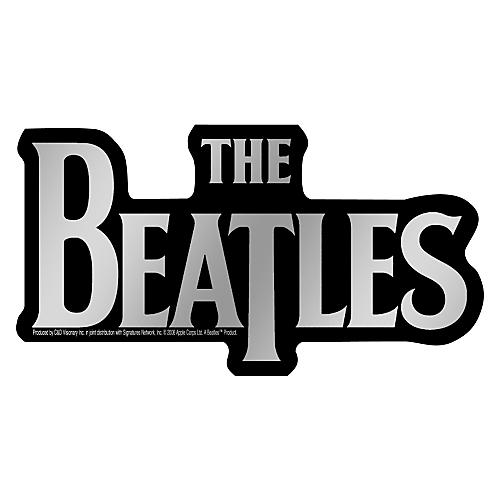 Beatles Logo Sticker Chrome