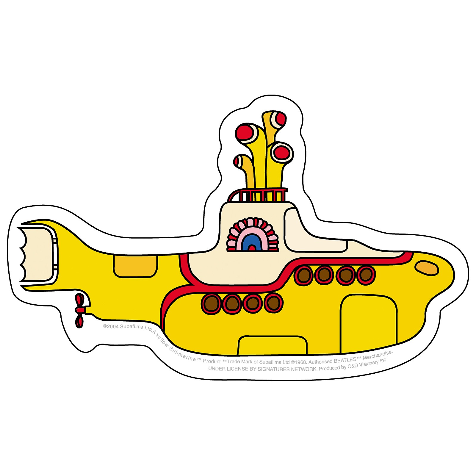 C&D Visionary Beatles Yellow Submarine Sticker | Musician's Friend