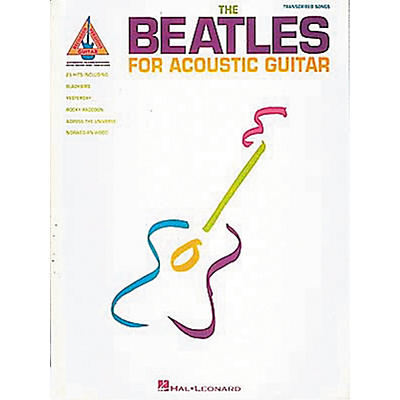 Hal Leonard Beatles for Acoustic Guitar Tab Book