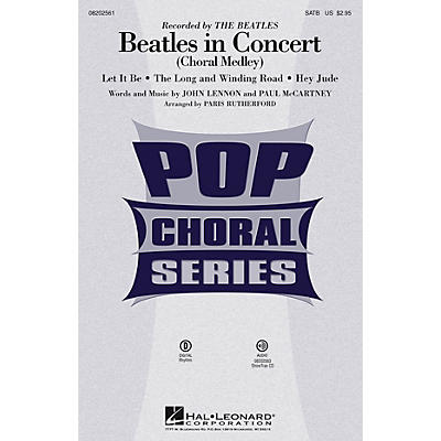 Hal Leonard Beatles in Concert (Choral Medley) ShowTrax CD by The Beatles Arranged by Paris Rutherford