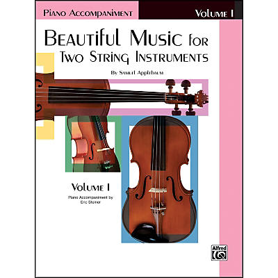 Alfred Beautiful Music for Two String Instruments Book I Piano Acc.