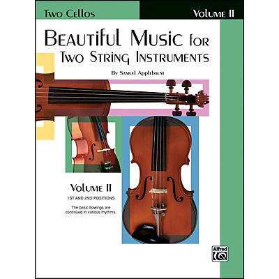 Alfred Beautiful Music for Two String Instruments Book II 2 Cellos