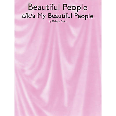 Music Sales Beautiful People Music Sales America Series Performed by Melanie Safka