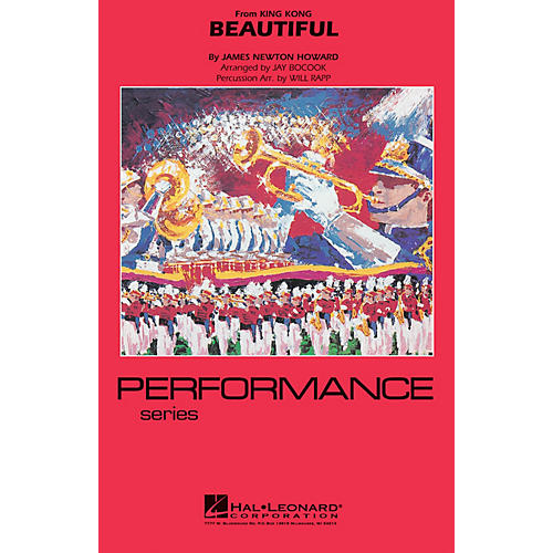 Hal Leonard Beautiful (from KING KONG) Marching Band Level 4 Arranged by Jay Bocook