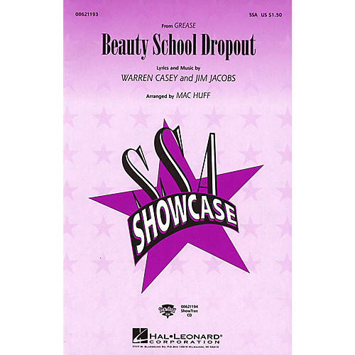 Hal Leonard Beauty School Dropout (from Grease) SSA arranged by Mac Huff