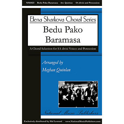 National Music Publishers Bedu Pako Baramasa SA arranged by Meghan Quinlan