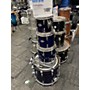 Used Yamaha Beech Custom Kit Drum Kit BLUEBERRY