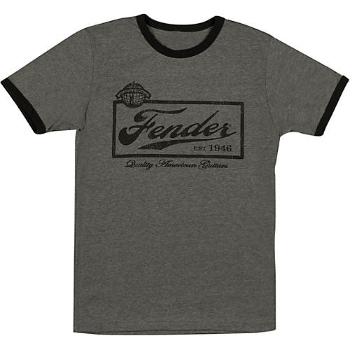 Fender Beer Label Mens T-Shirt XX Large Black
