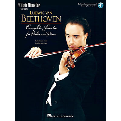 Music Minus One Beethoven - Complete Sonatas for Violin & Piano Music Minus One Series Softcover with CD by Mario Hossen