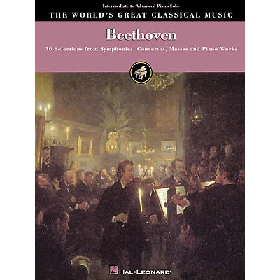 Hal Leonard Beethoven - Intermediate to Advanced Piano Solo World's Greatest Classical Music Series