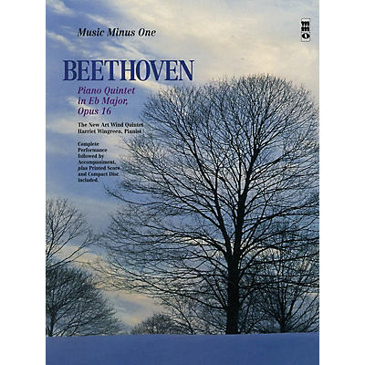 Music Minus One Beethoven -  Piano Quintet in E-flat Major, Op. 16 Music Minus BK/CD by Ludwig van Beethoven