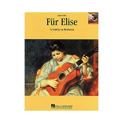 Hal Leonard Beethoven: Fur Elise Guitar Sheet Music Book