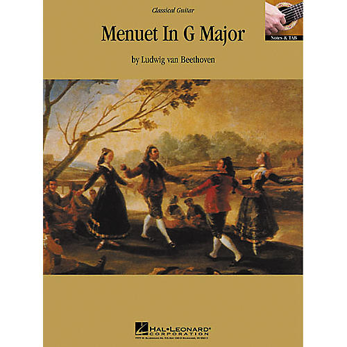 Beethoven: Menuet in G Major Guitar Sheet Music Book
