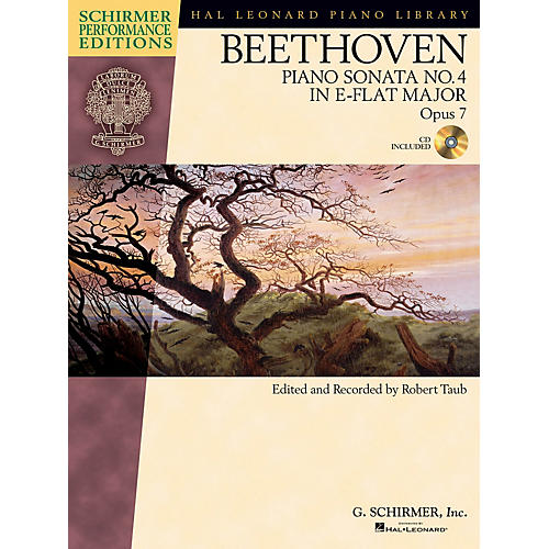 G. Schirmer Beethoven: Sonata No 4 in E-flat Maj Op 7 Schirmer Performance Editions BK/CD by Beethoven Edited by Taub