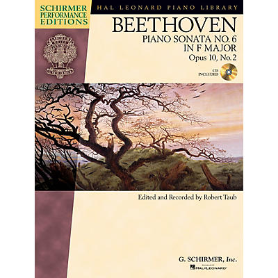 G. Schirmer Beethoven: Sonata No 6 in F Maj Op 10 No 2 Schirmer Performance Edition BK/CD by Beethoven Edited by Taub