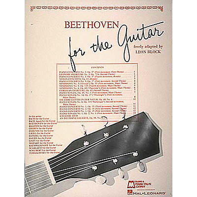 Edward B. Marks Music Company Beethoven for Guitar Book