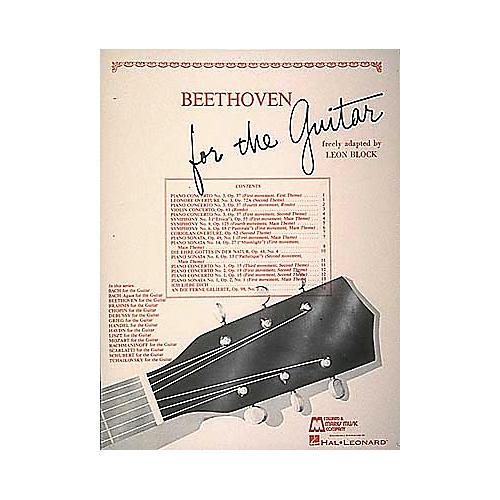 Beethoven for Guitar Book