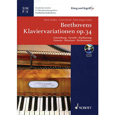 Schott Beethoven's Variations for Piano Op. 34 Misc Series Softcover with CD Written by Mark Lindley