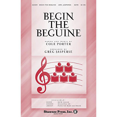 Shawnee Press Begin the Beguine SATB arranged by Greg Jasperse