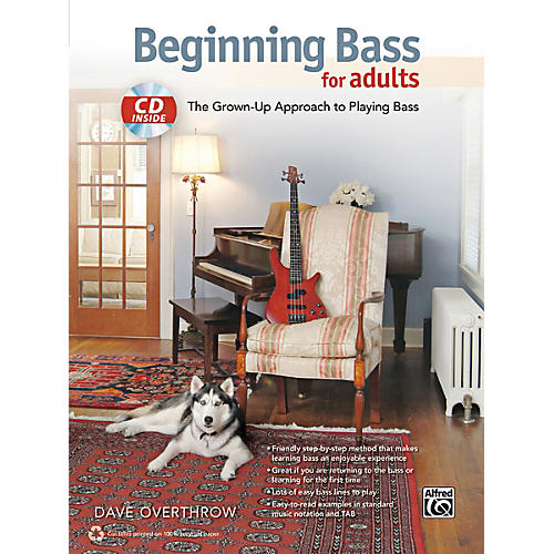 Beginning Bass for Adults Book & CD