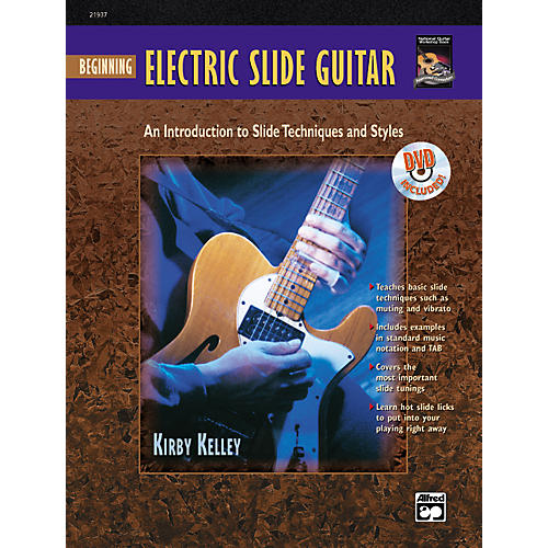 Alfred Beginning Electric Slide Guitar Book Dvd