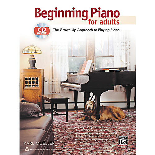 Beginning Piano for Adults Book & CD