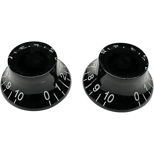 AxLabs Bell Knob (White Lettering) - 2 Pack Black