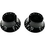 AxLabs Bell Knob (White Lettering) - 2 Pack Black