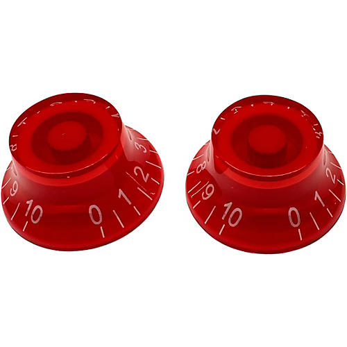 AxLabs Bell Knob (White Lettering) - 2 Pack Red