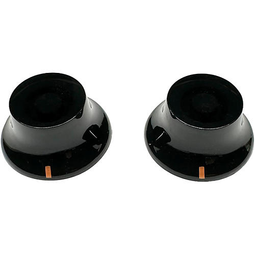AxLabs Bell Knob with White Position Mark - 2 Pack Aged Black