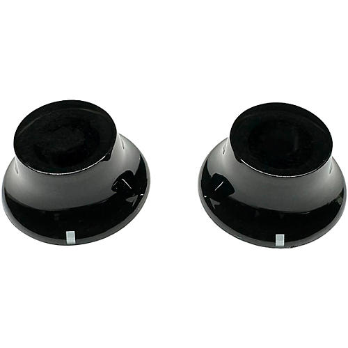 AxLabs Bell Knob with White Position Mark - 2 Pack Black