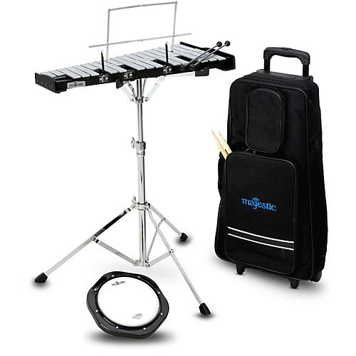 Majestic Bell and Practice Pad Kit With Rolling Cart Condition 1 - Mint